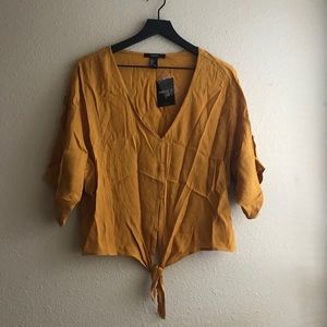 LAST CHANCE - Brand New - Yellow Button Up Blouse